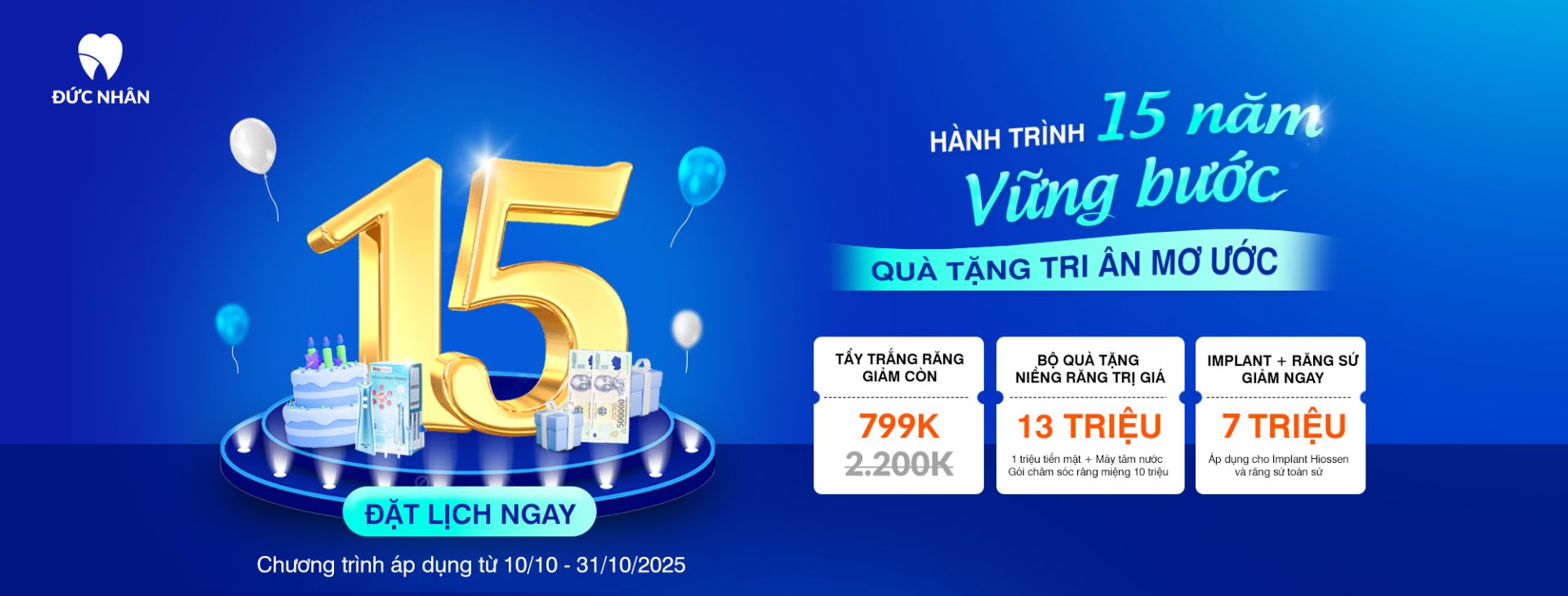 ưu đãi tháng 10